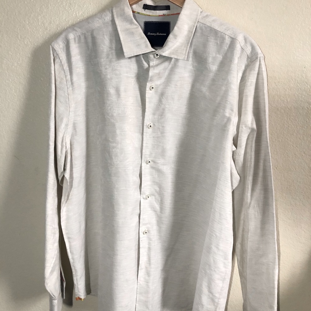 Tommy Bahama Detailed Long Sleeve Button Down